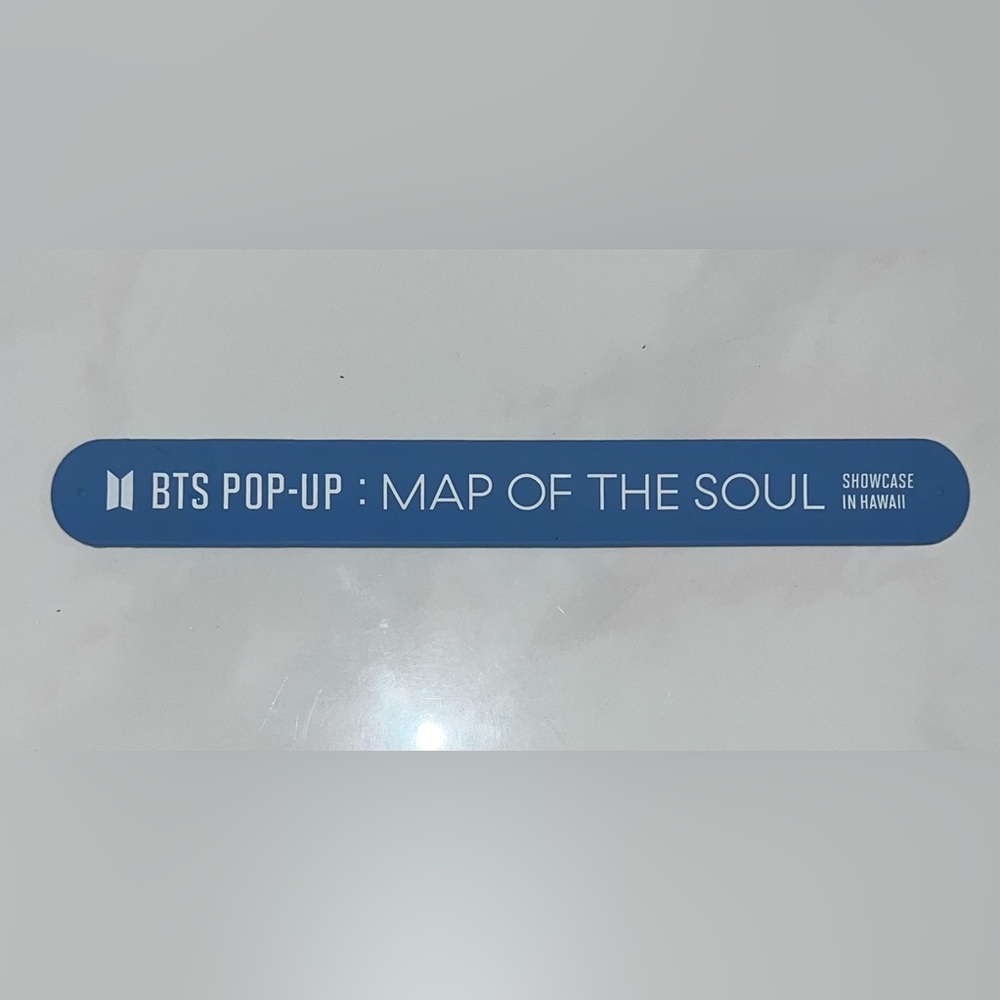 BTS POP-UP Map of the Soul Hawaii Slap Bracelet